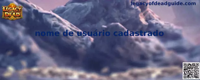Nome de Usuário Cadastrado