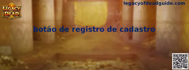 Botão de registro de cadastro